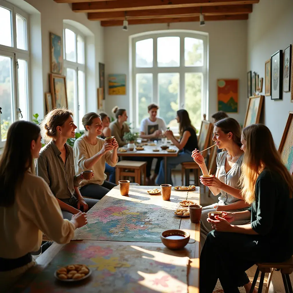 Professional team collaboration